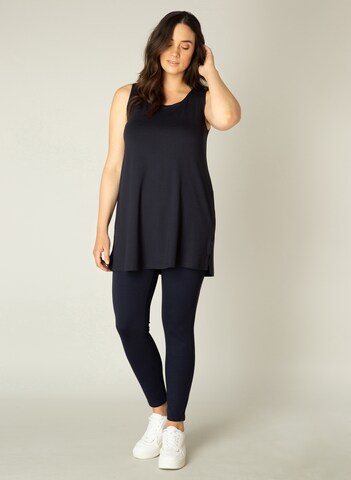 BASE LEVEL CURVY Top 'Abbigail' in Blue