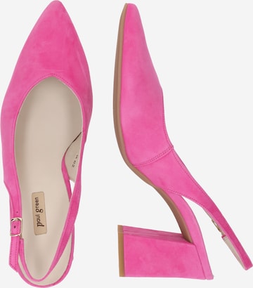 Paul Green - Sapatos abertos atrás em rosa