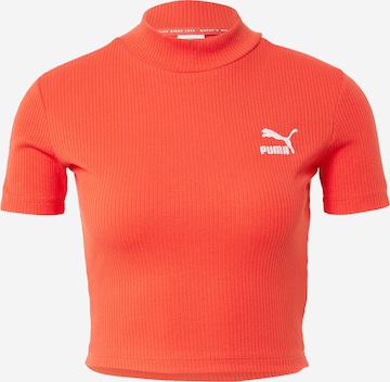 PUMA T-Shirt 'Classics' in Rot: predná strana