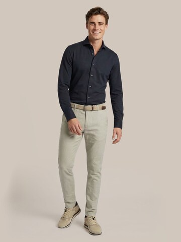 Coupe slim Chemise Suitable en bleu