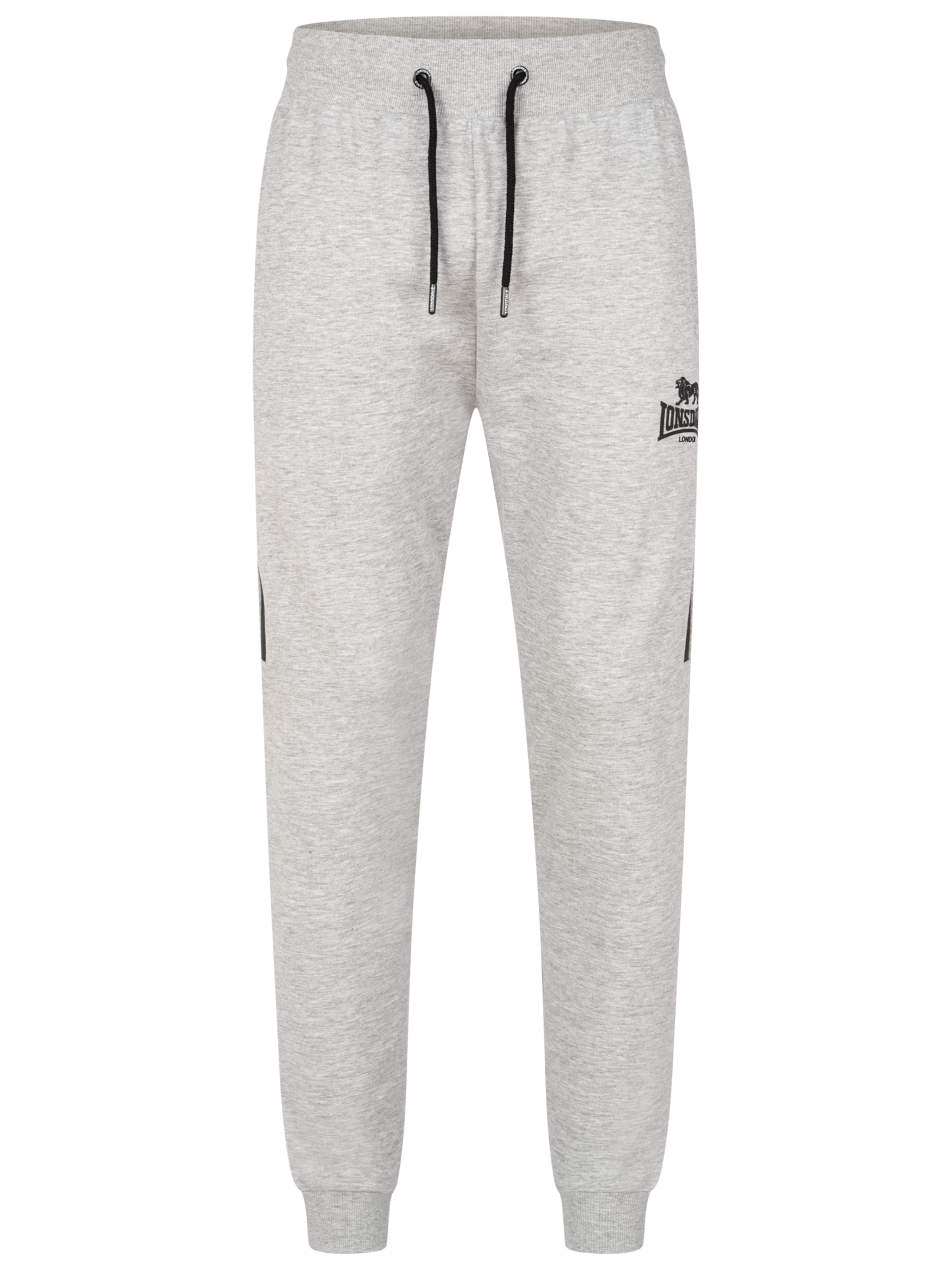 LONSDALE Tapered Broek 'Grinstead' in Grijs: voorkant