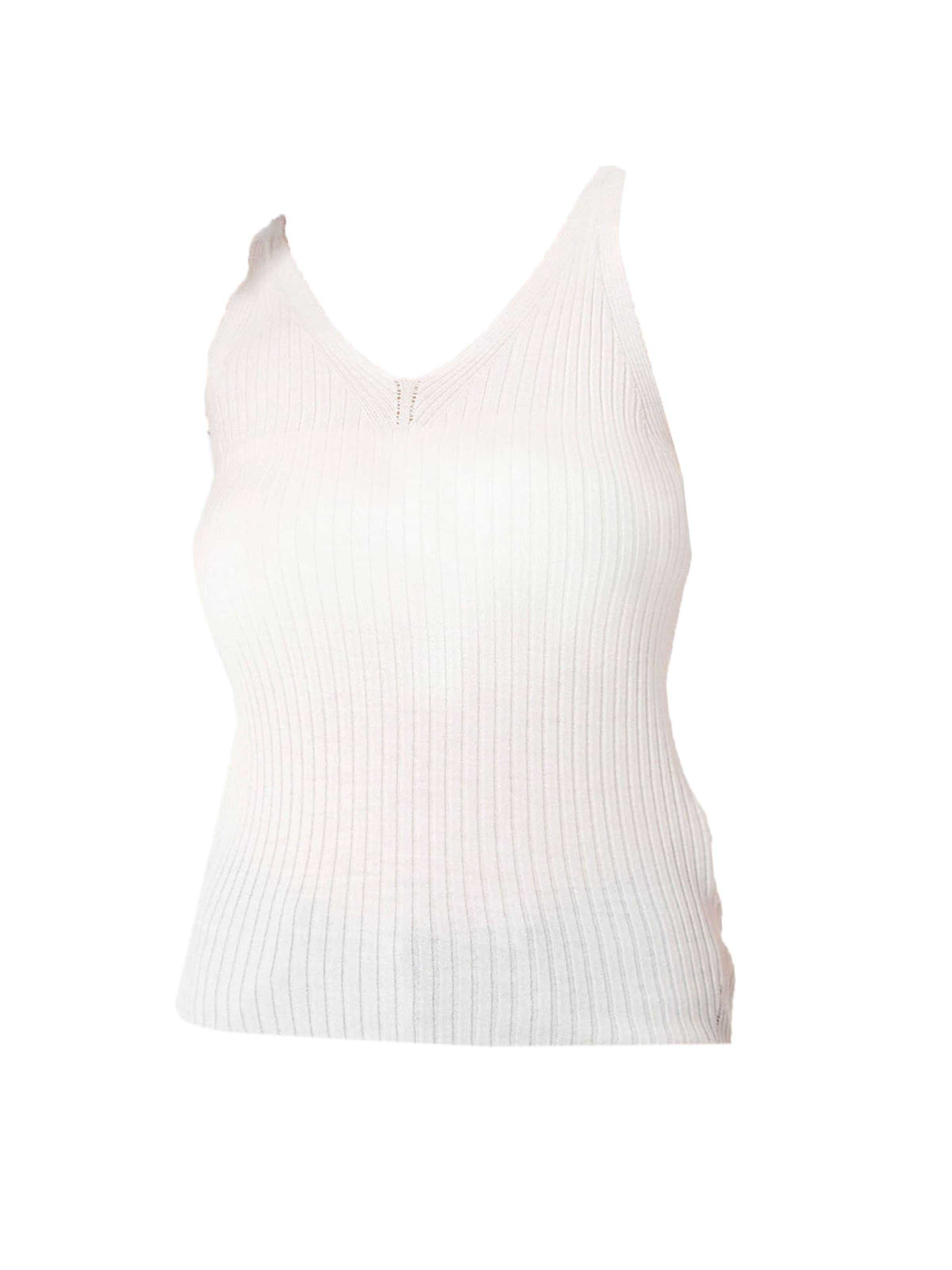 Dandalo Плетен топ в бяло: отпред