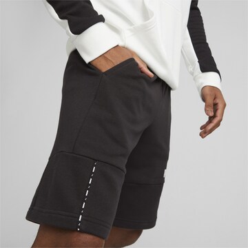 PUMA Regular Sportshorts in Schwarz