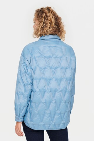 SAINT TROPEZ Prehodna jakna 'Caddy' | modra barva