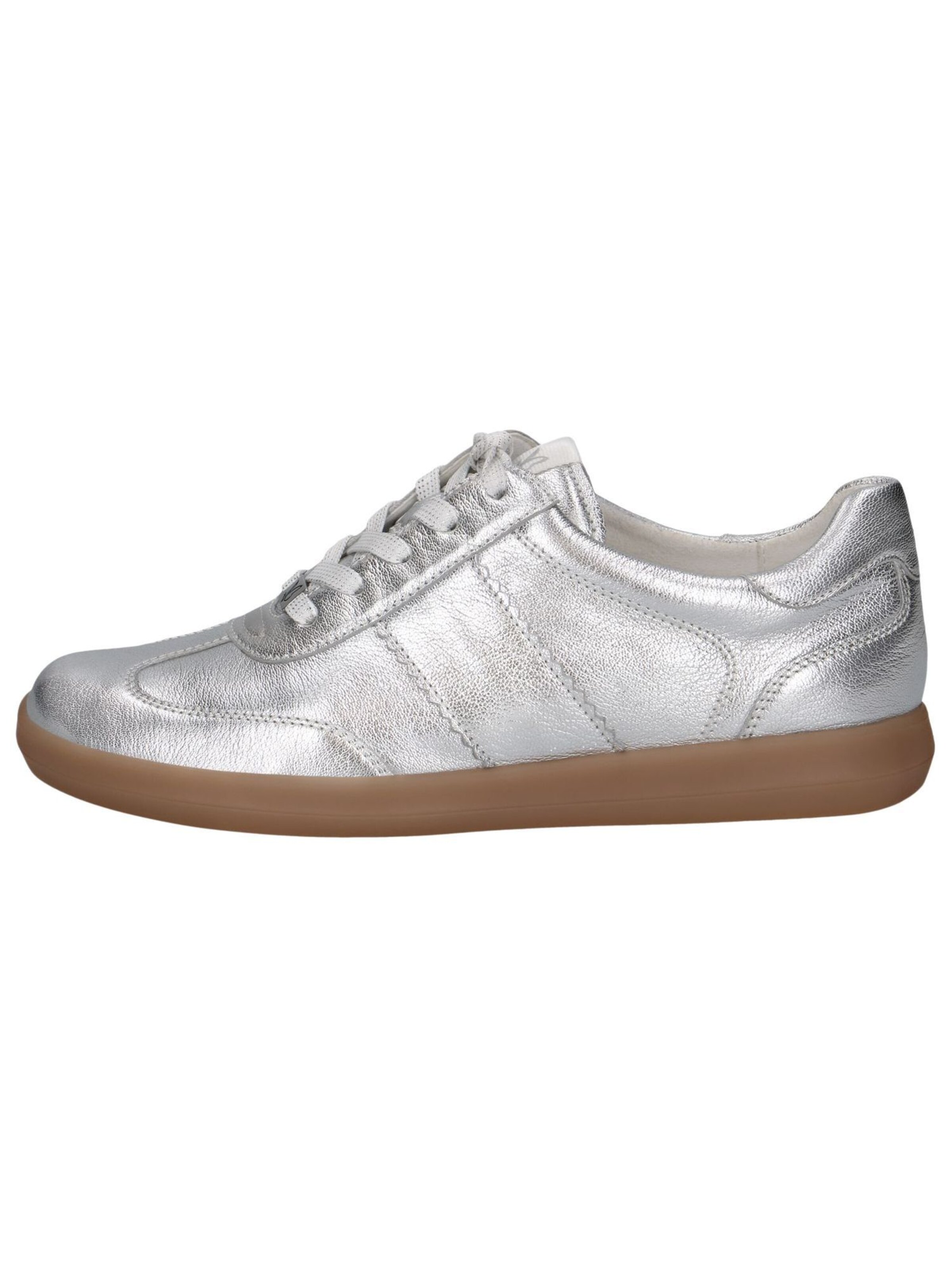 Baskets basses CAPRICE en argent