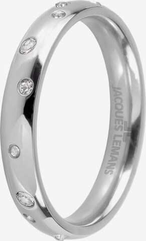 Jacques Lemans Ring in Silver: front