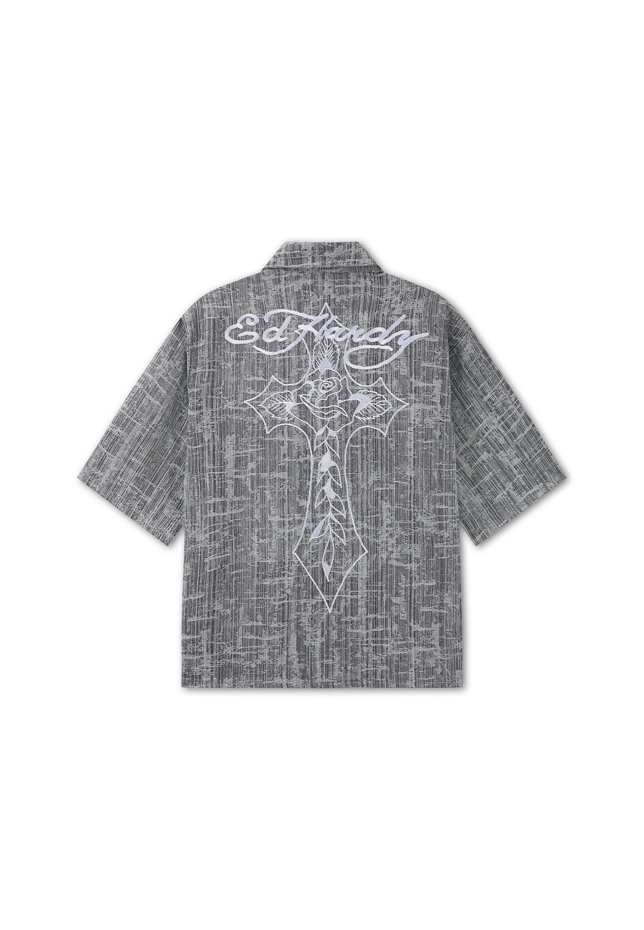 Ed Hardy Comfort Fit Риза в черно