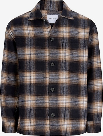 Jack & Jones Plus Comfort Fit Hemd 'JJESOHO OLLIE' in Blau: Vorderseite