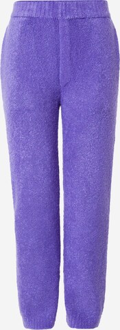 Loosefit Pantalon 'Nino' Smiles en violet : devant