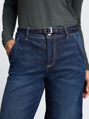 TOM TAILOR Wide leg Jeans 'LUNA' in Blauw