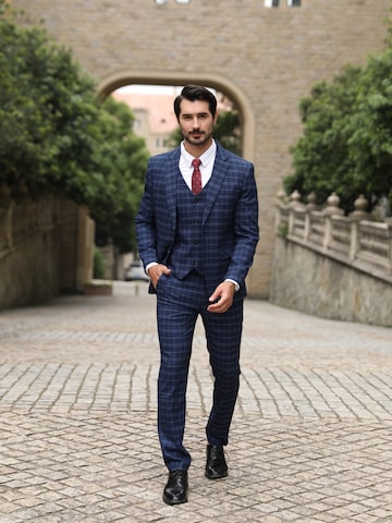 YOUTHUP Slim fit Suit in Blue