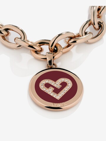 FURLA - Pulseira 'Heart' em ouro