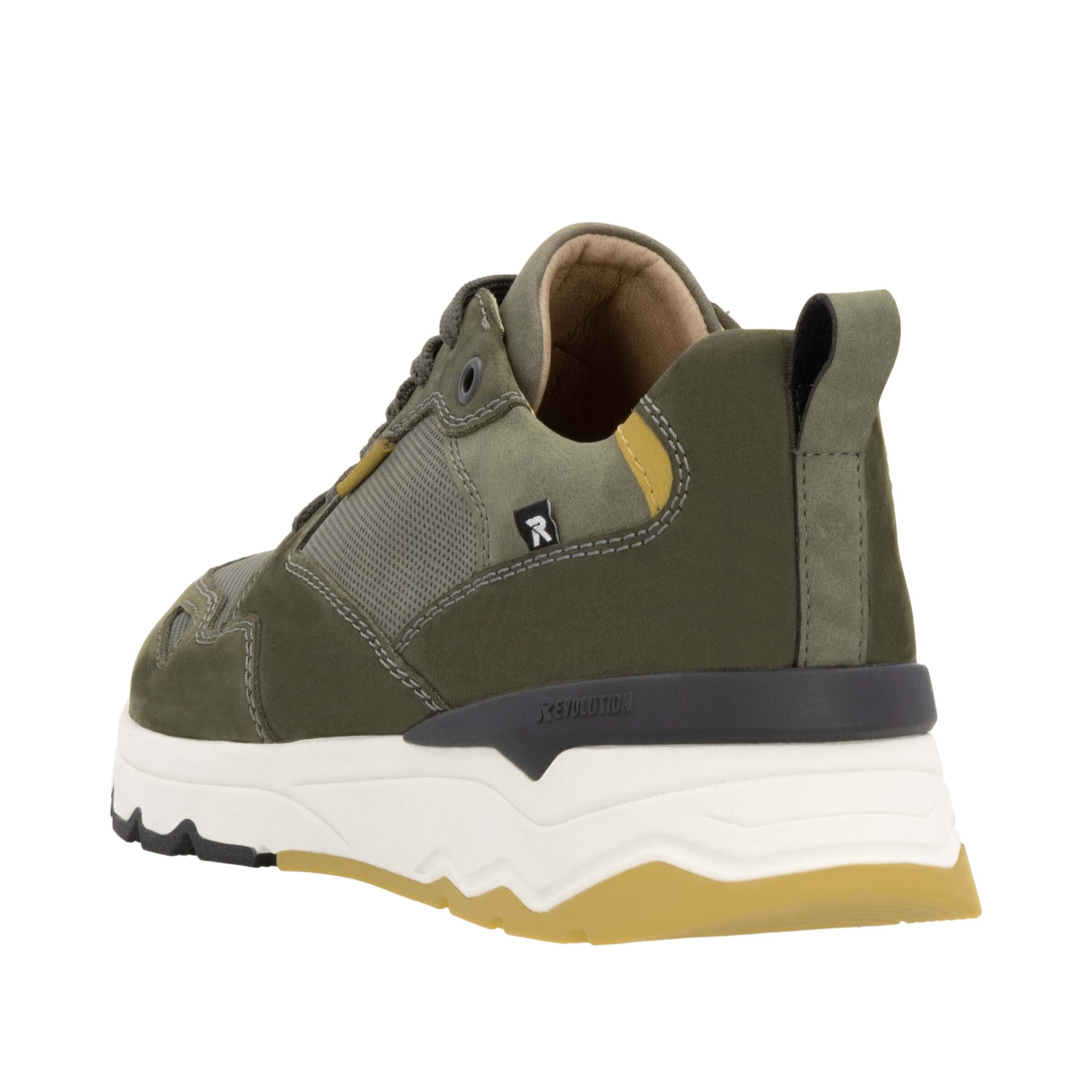 Baskets basses Rieker Sport en vert