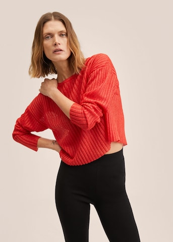 Pull-over 'Gala' MANGO en rouge : devant