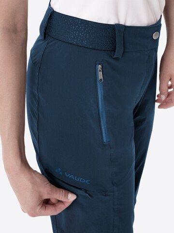 VAUDE Regular Outdoor trousers 'Farley' in Blue