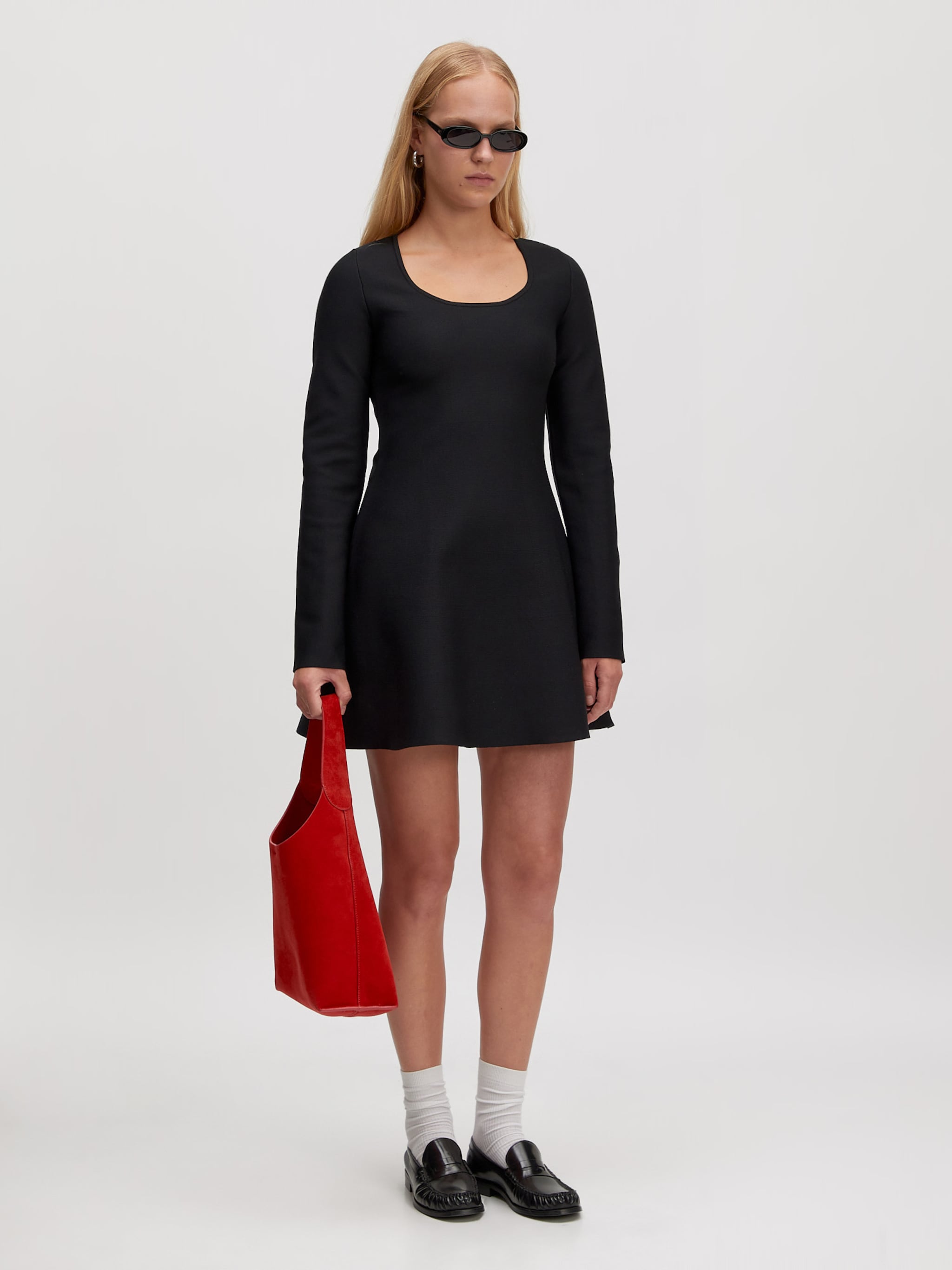 EDITED Productos Vestido de punto 'Lisanne' negro