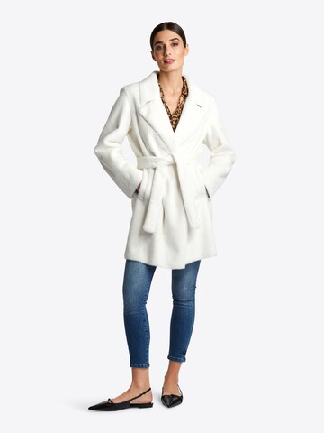 Rich & Royal Between-Seasons Coat in White