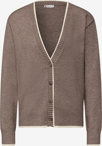 STREET ONE Strickjacke in Braun: Vorderseite