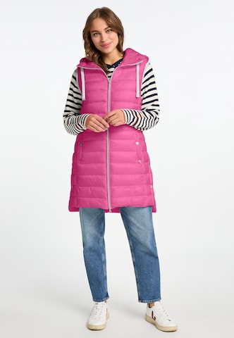 Frieda & Freddies NY Vest 'Little Twister 2' in Pink: front