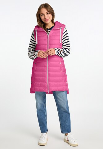 Frieda & Freddies NY Steppweste 'Little Twister 2' in Pink: predná strana