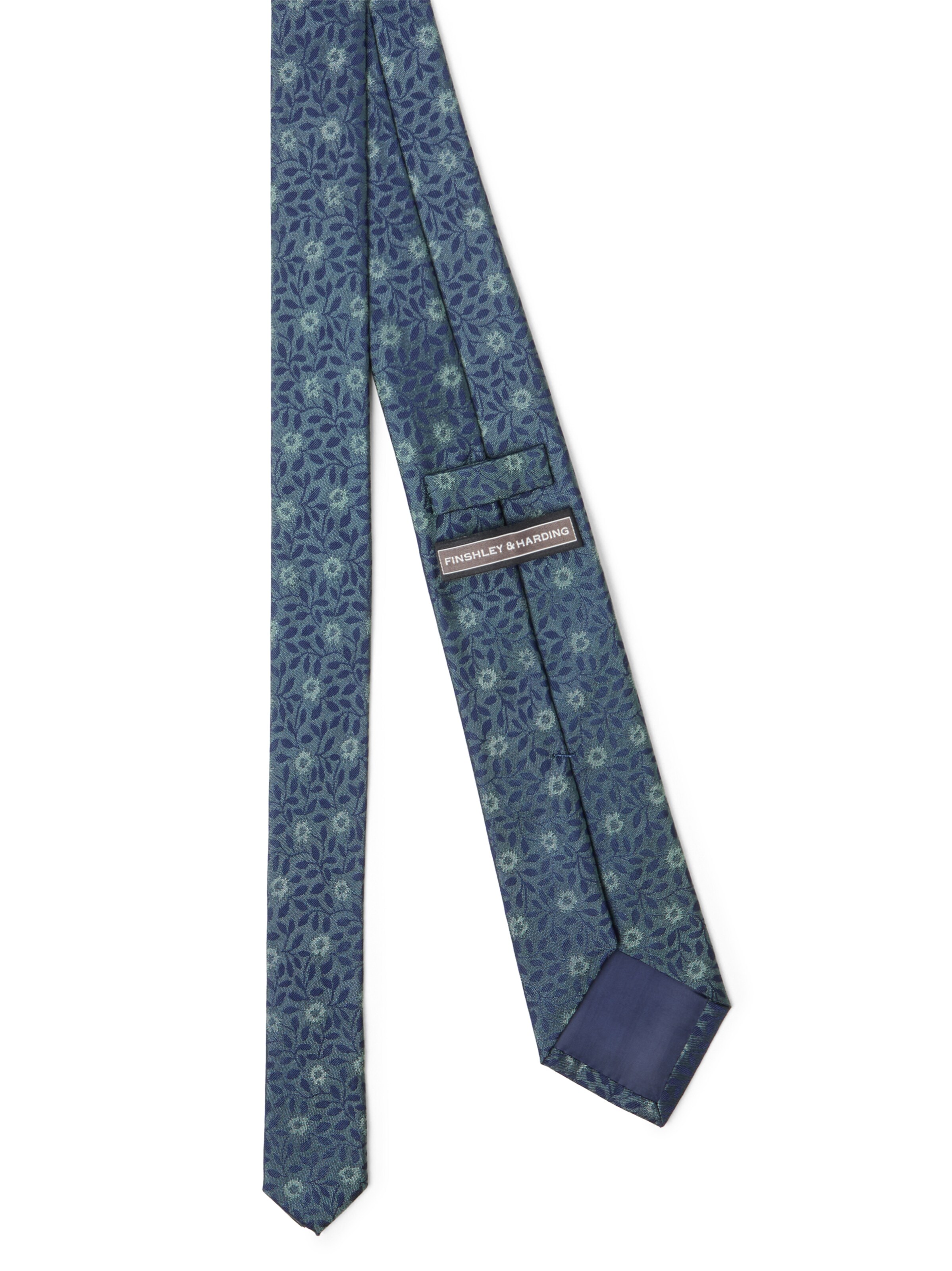 Finshley & Harding Tie in One Size in Petrol, Item view