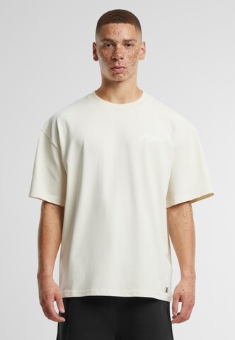 Pequs T-Shirt in Beige: Vorderseite