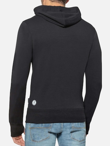 Boxeur des Rues Sweatshirt 'Hooded Sweatshirt with Thumb Openings' in Black