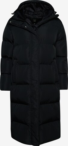 Superdry Winter Coat in Black: front