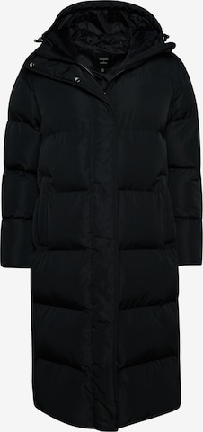 Superdry Winter Coat in Black: front