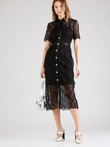 River Island Shirt Dress in Black: front