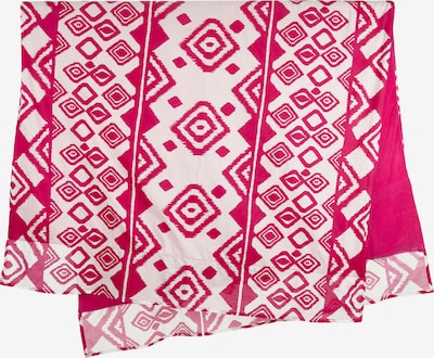 LASCANA Strandtuch in pink / weiß, Produktansicht