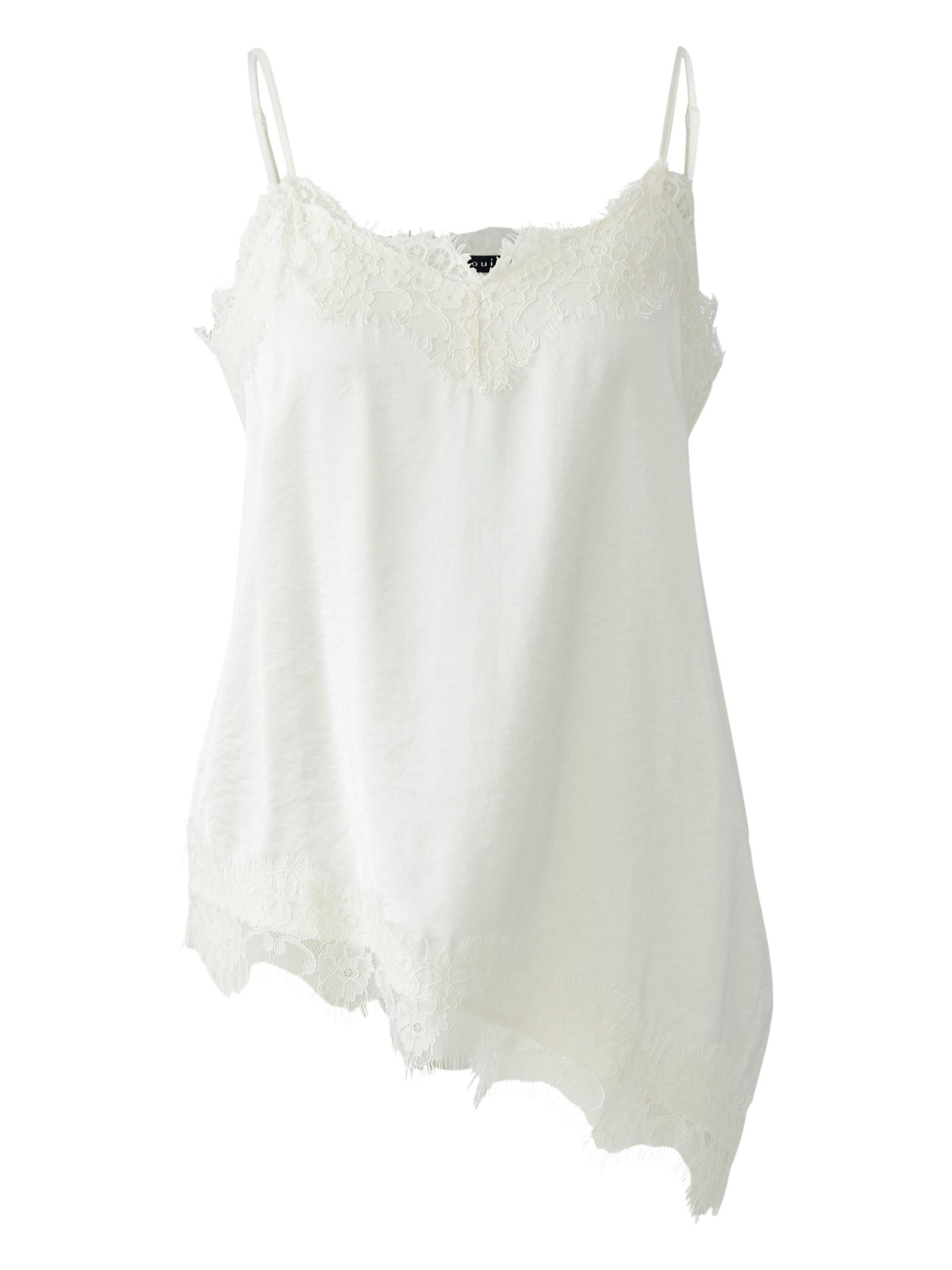 OUI Top in White: front