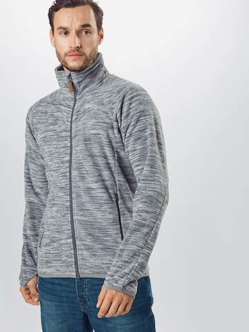 Bergans Regular fit Athletic Fleece Jacket 'Hareid' in Grey