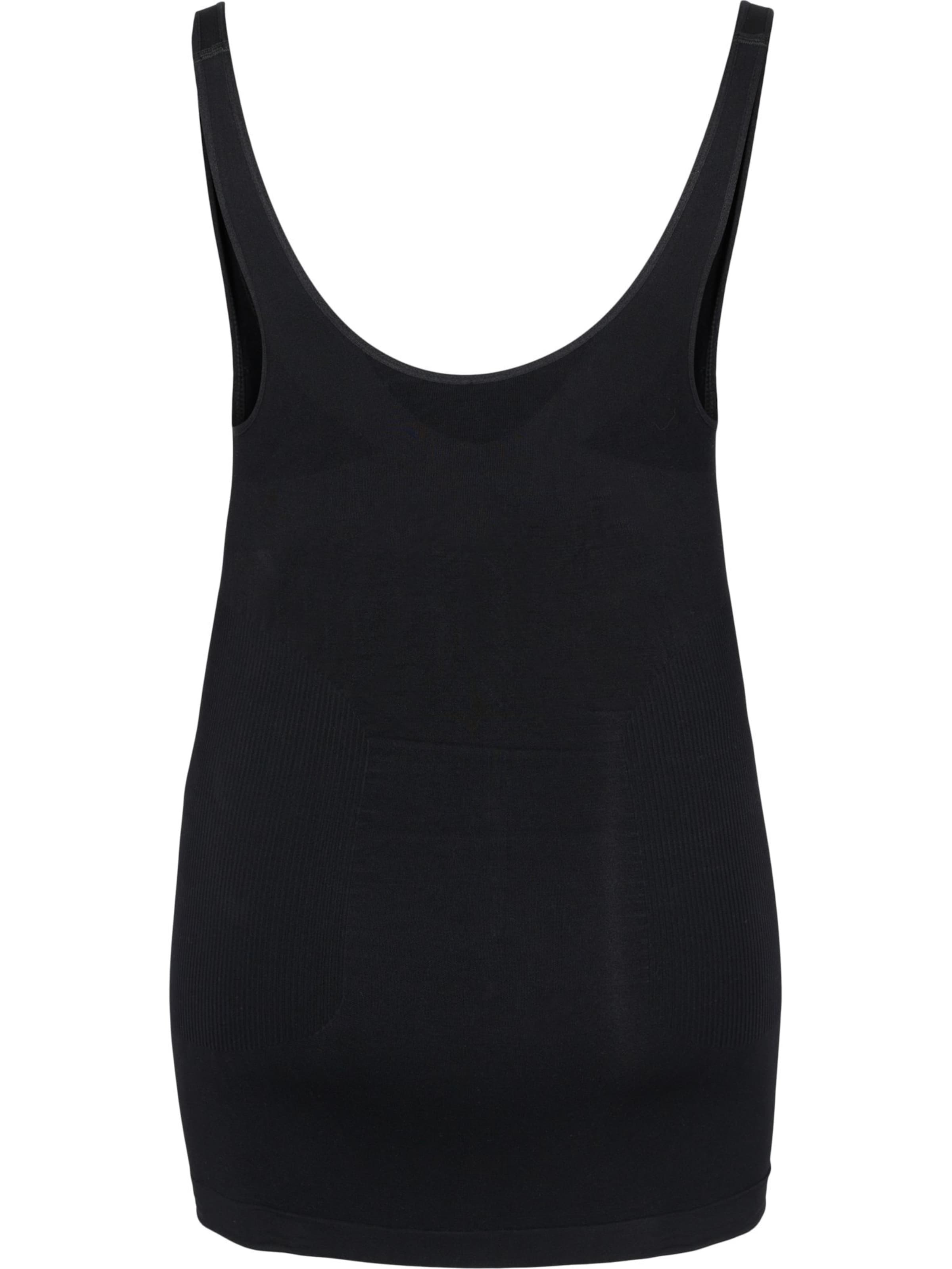 Devoted by Zizzi Shaping Top 'Torsette' in Black