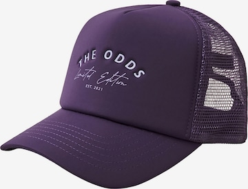 THE ODDS Pet 'Limited Edition - Established 2021 Trucker Cap/ LMTD edition' in Lila: voorkant