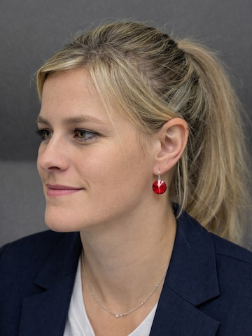 COLLEZIONE ALESSANDRO Earrings 'Germany' in Red: front