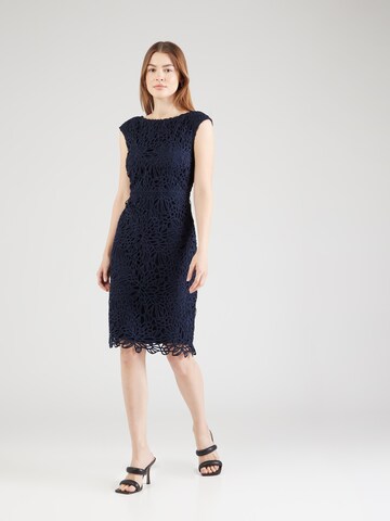 Robe de cocktail s.Oliver BLACK LABEL en bleu : devant