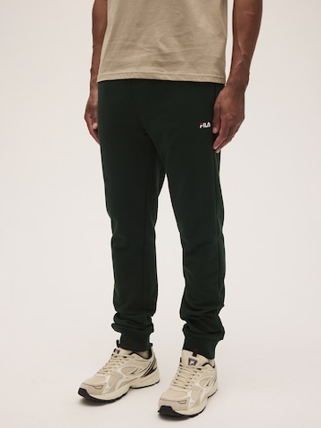 FILA Regular Housut 'LUNIGO sweat pants' värissä vihreä: etupuoli