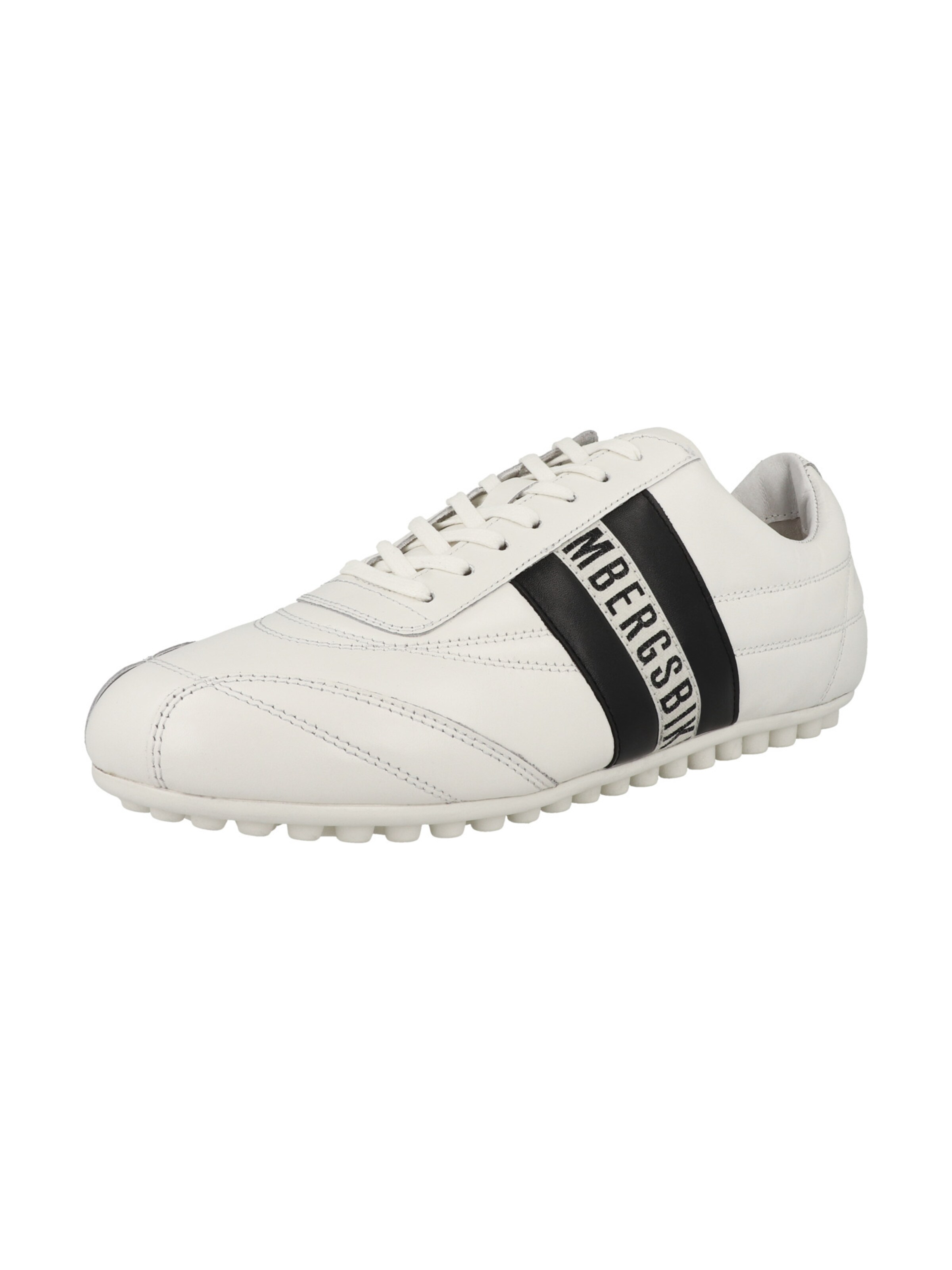 Baskets basses 'Soccer' BIKKEMBERGS en blanc : devant