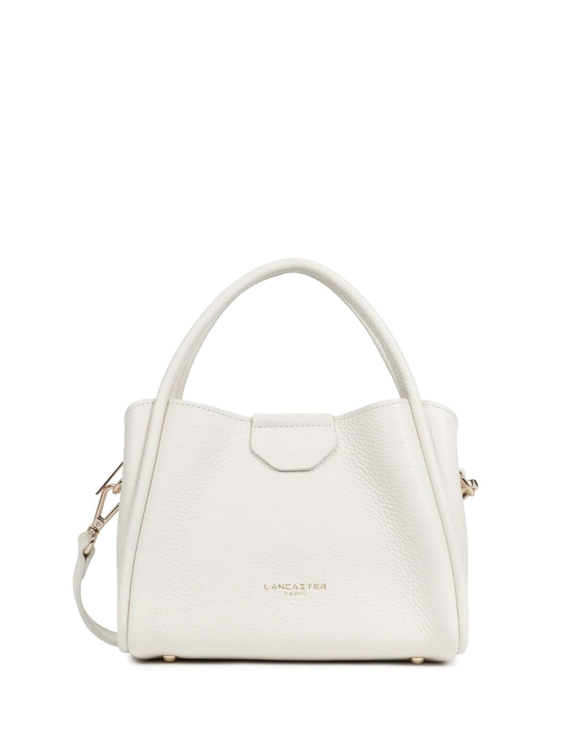LANCASTER Paris Handbag 'Lancaster Sac à main Aimantée S Ida Double Ecru - In - Beige' in Beige: front