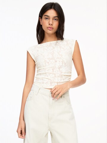 Pull&Bear Top in Beige: voorkant