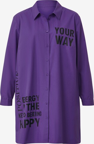 Angel of Style Blouse in Purple: front
