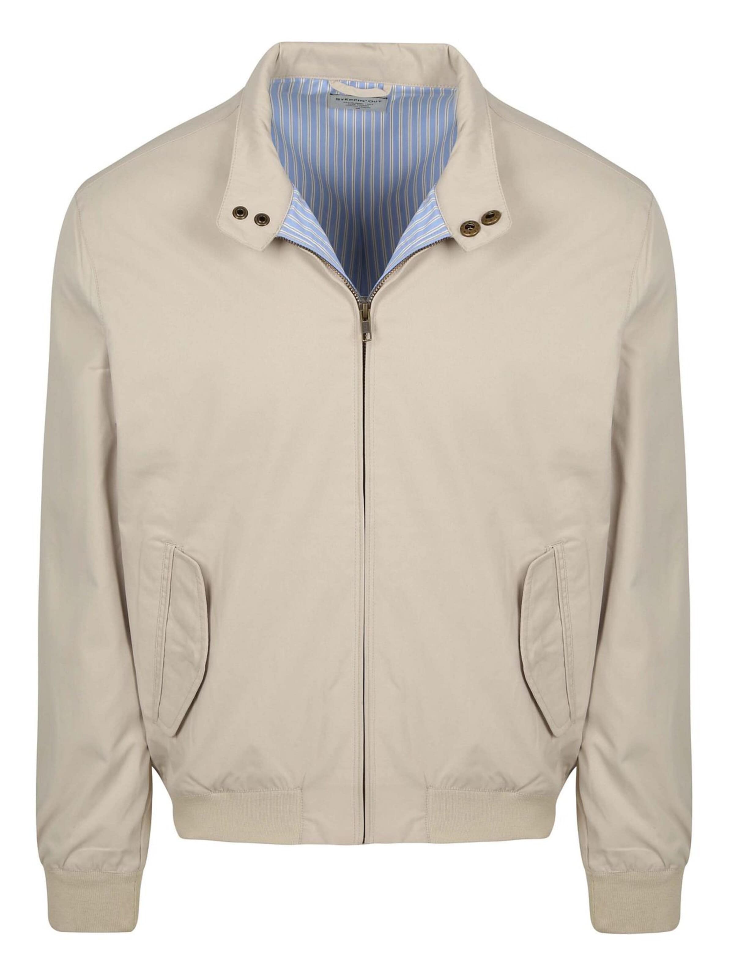 Steppin' out Tussenjas in Beige: voorkant