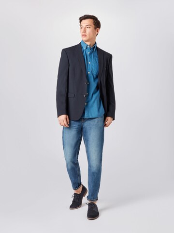 Coupe regular Veste de costume ESPRIT en bleu