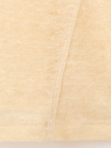 MANGO Tričko 'LINU' – béžová