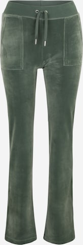 Juicy Couture Tall Normalny krój Spodnie 'DEL RAY' w kolorze zielony: przód
