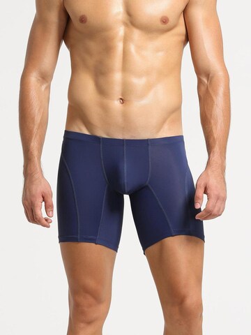 SEOBEAN Lange Unterhose 'Long Shorts Home Sport' in Blau: Vorderseite