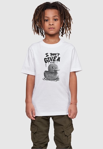 Mister Tee Shirt 'I Don't Give A' in White: front