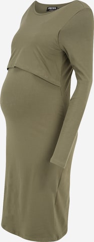 Pieces Maternity Dress 'HEBA' in Green: front