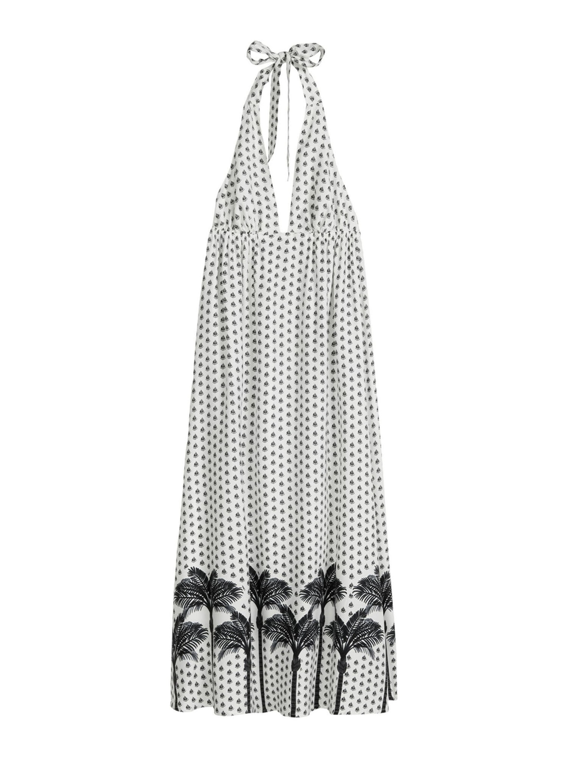 Vêtement de plage ' Abstract Floral ' Marc O'Polo en noir : devant